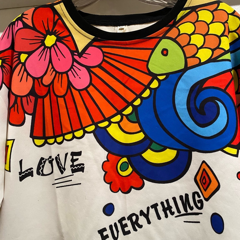Funky women’s long sleeve shirt - Picture 2 of 6